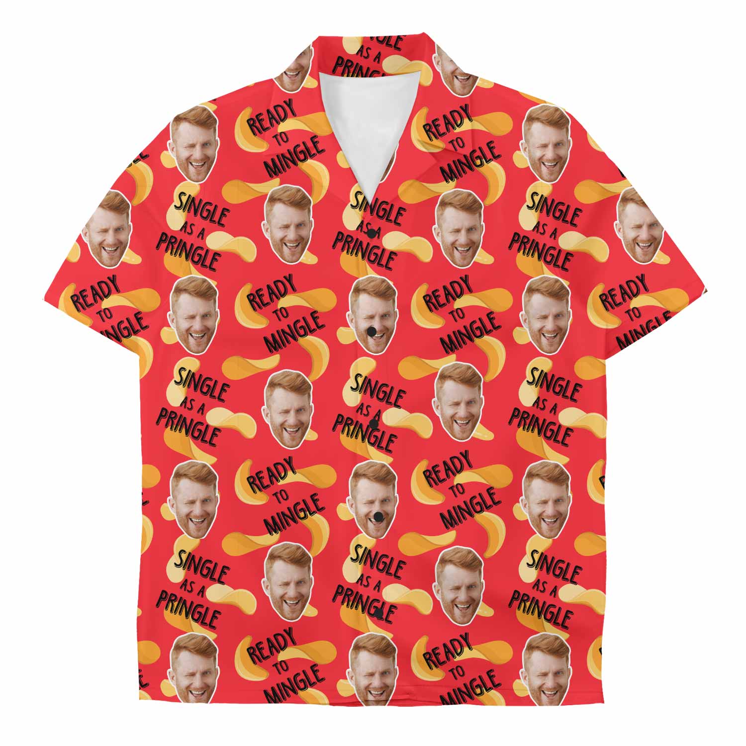 single-as-a-pringle-custom-face-shirt