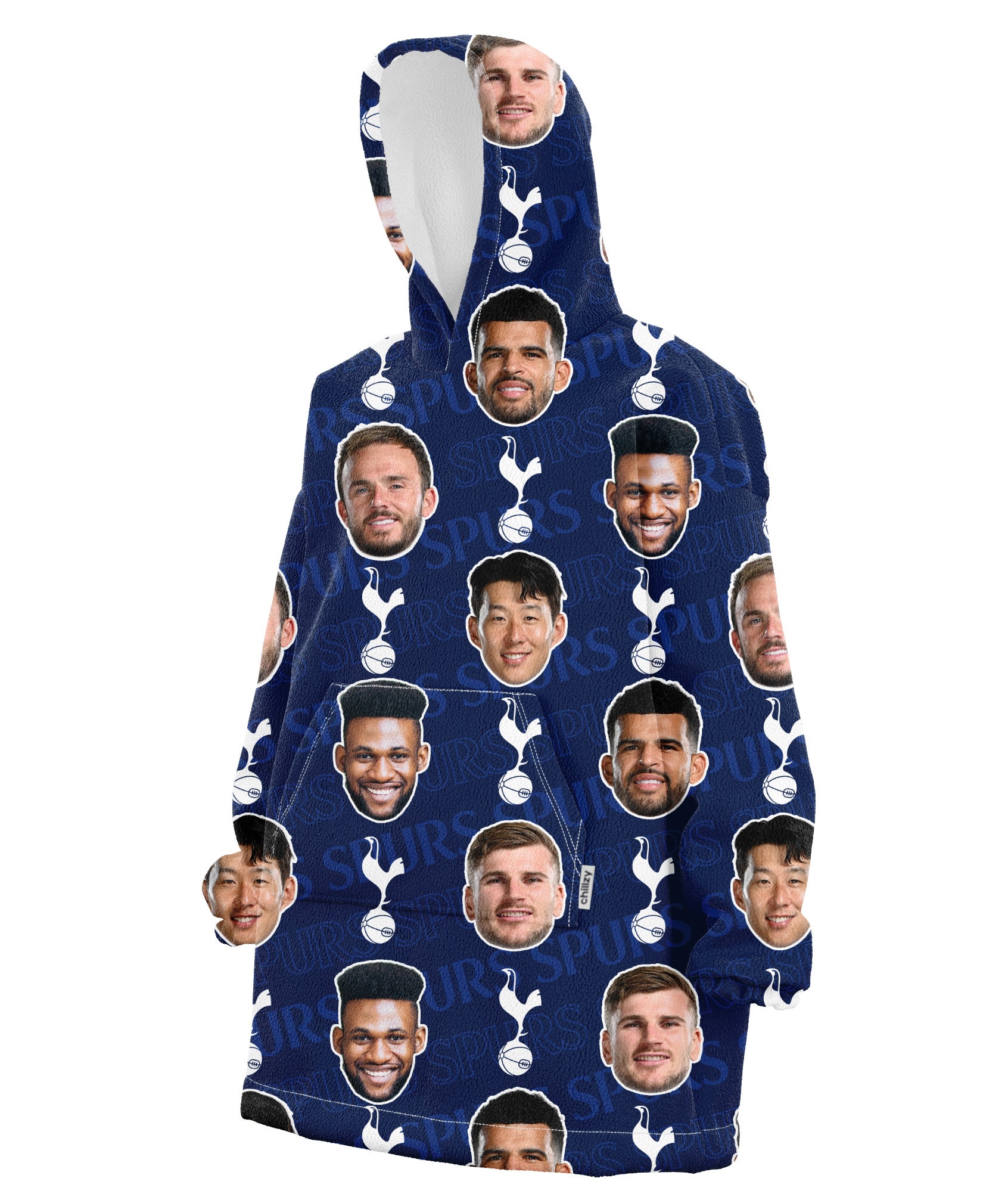 Personalised Spurs Players Hoodie Blanket