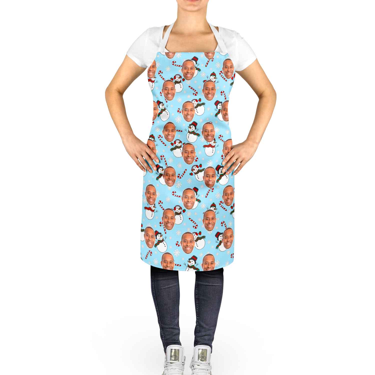 Snowman Me Personalised Apron