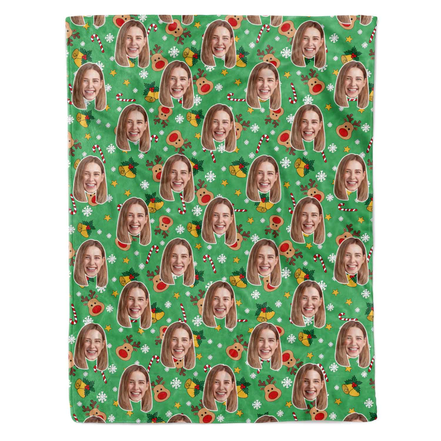 Reindeer Me Personalised Blanket