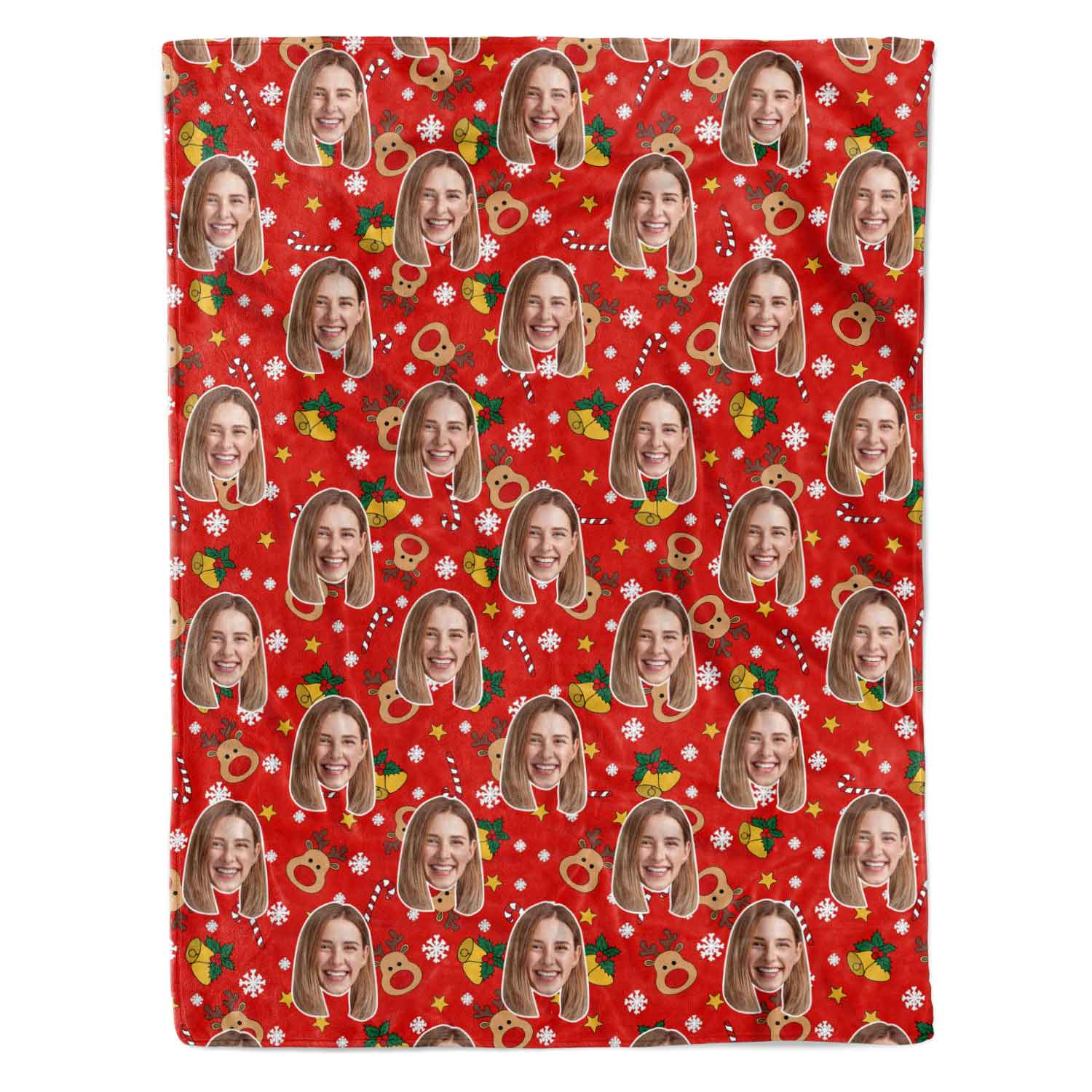 Reindeer Me Personalised Blanket