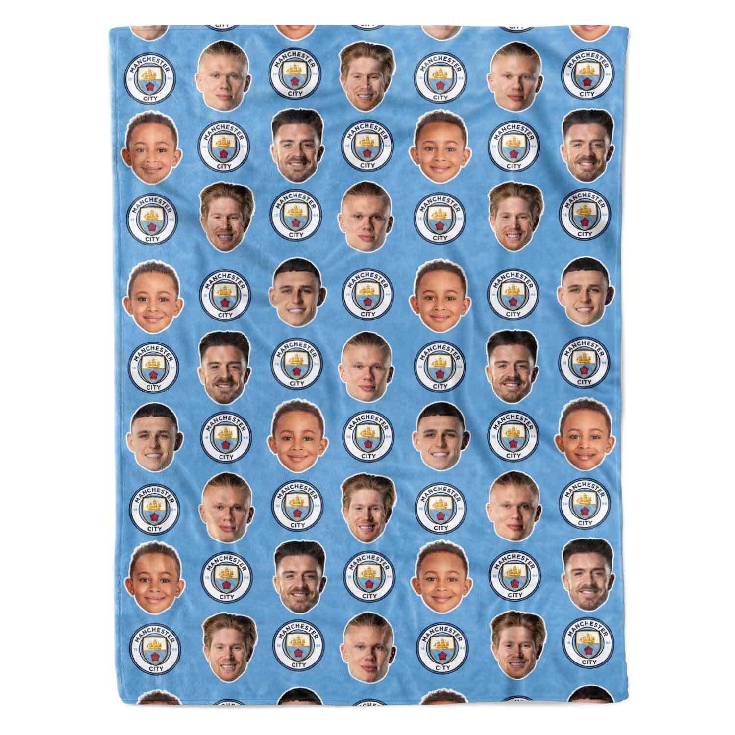 manchester city blanket