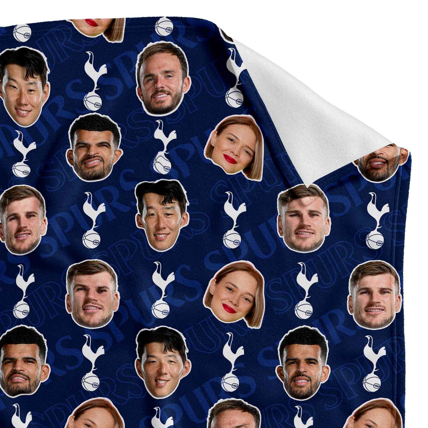 Spurs Player Photo Blanket