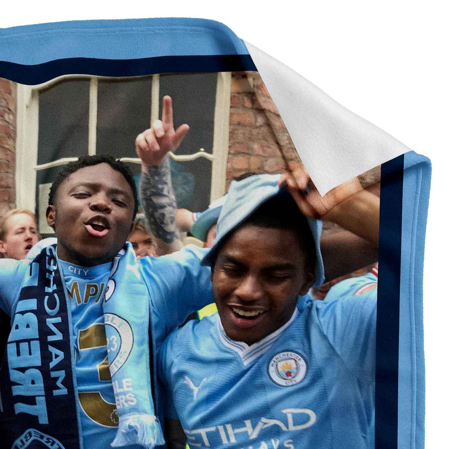 Man City Personalised Blanket