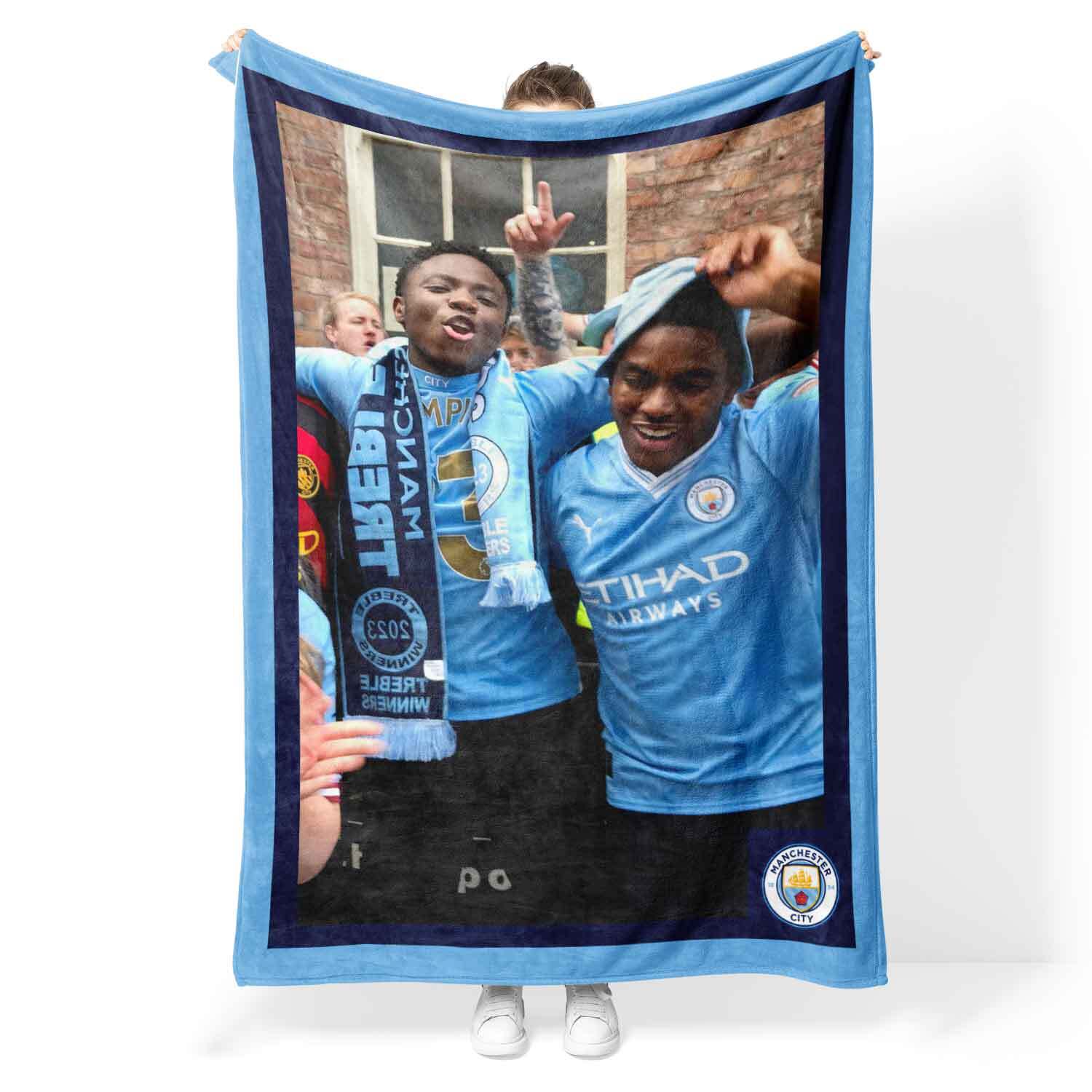 Man City Photo Blanket