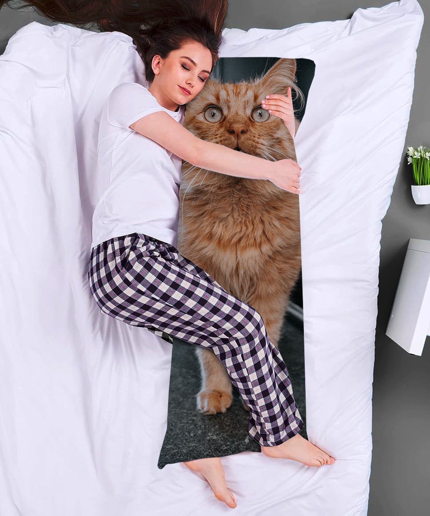 Cat Photo Custom Body Pillow