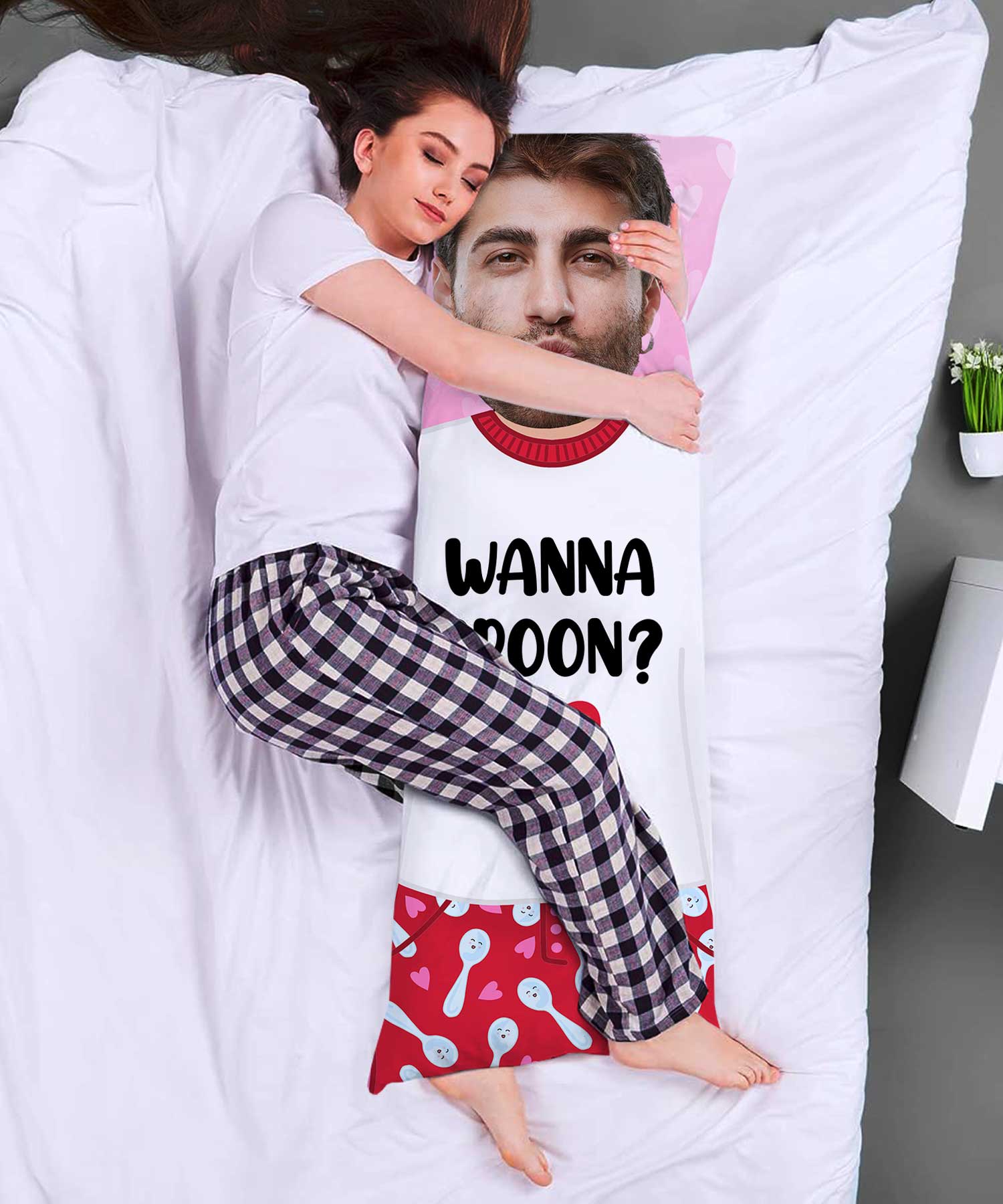 Wanna Spoon Custom Body Pillow