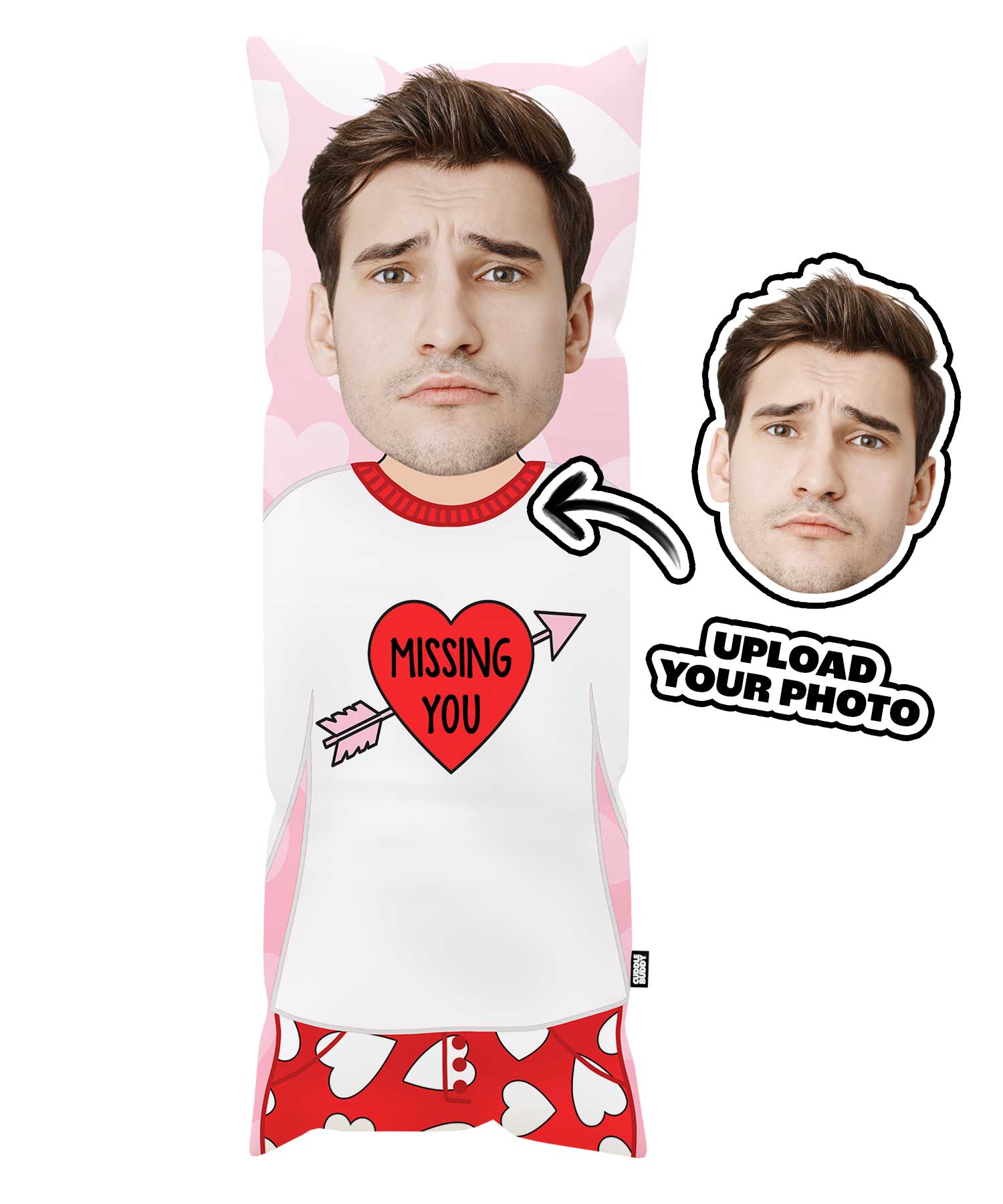 Missing You Custom Body Pillow