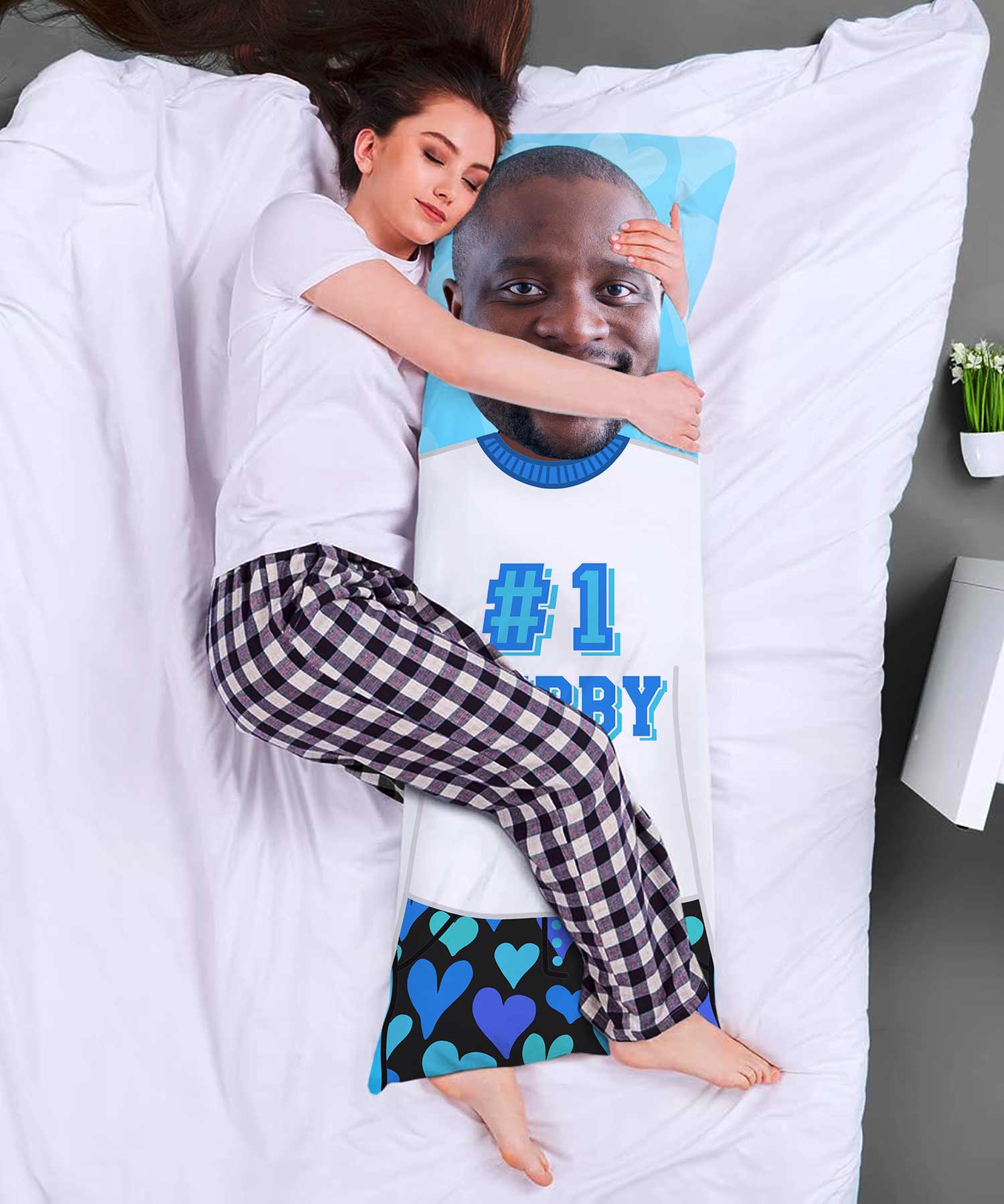 #1 Hubby Custom Body Pillow