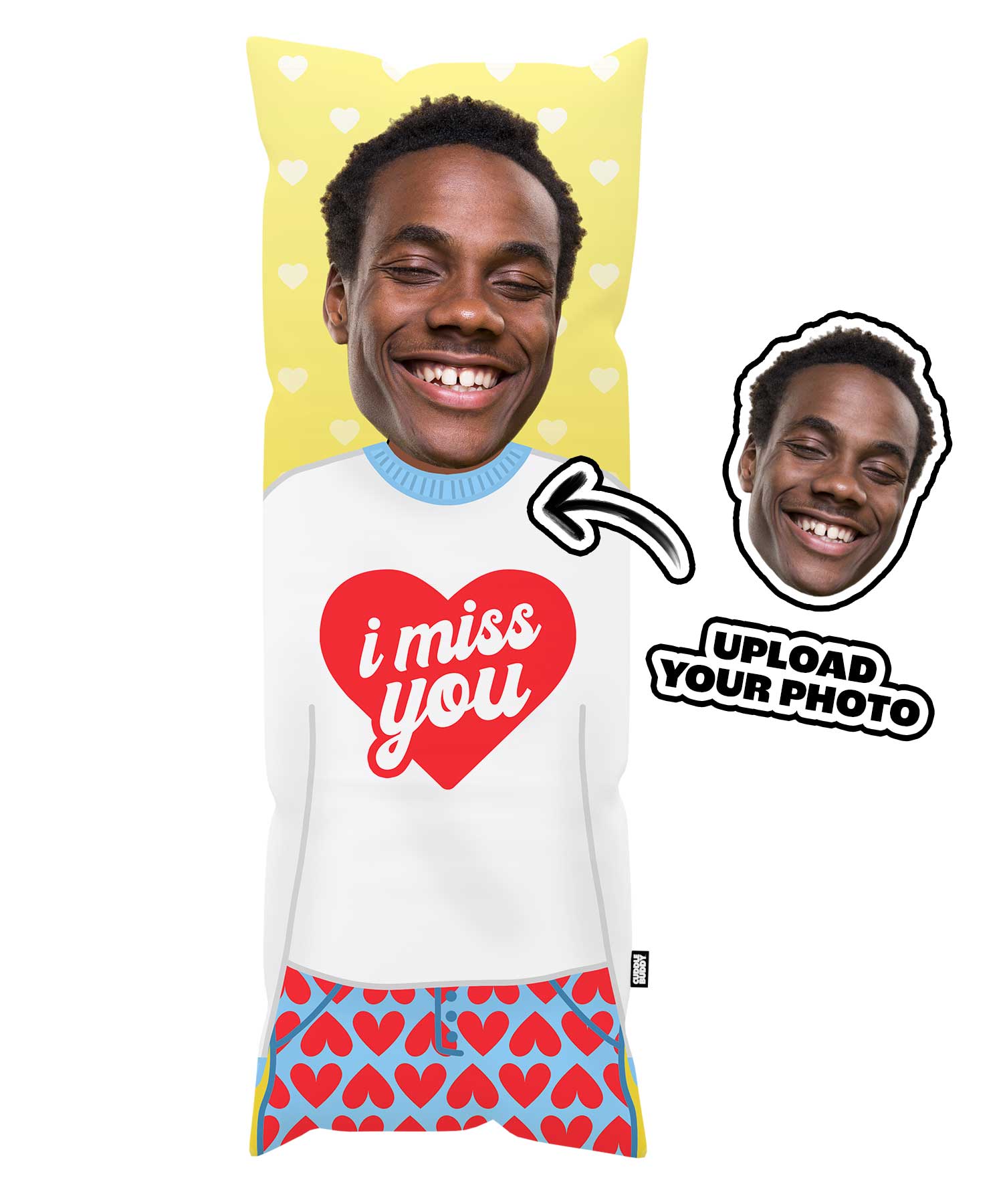 I Miss You Custom Body Pillow