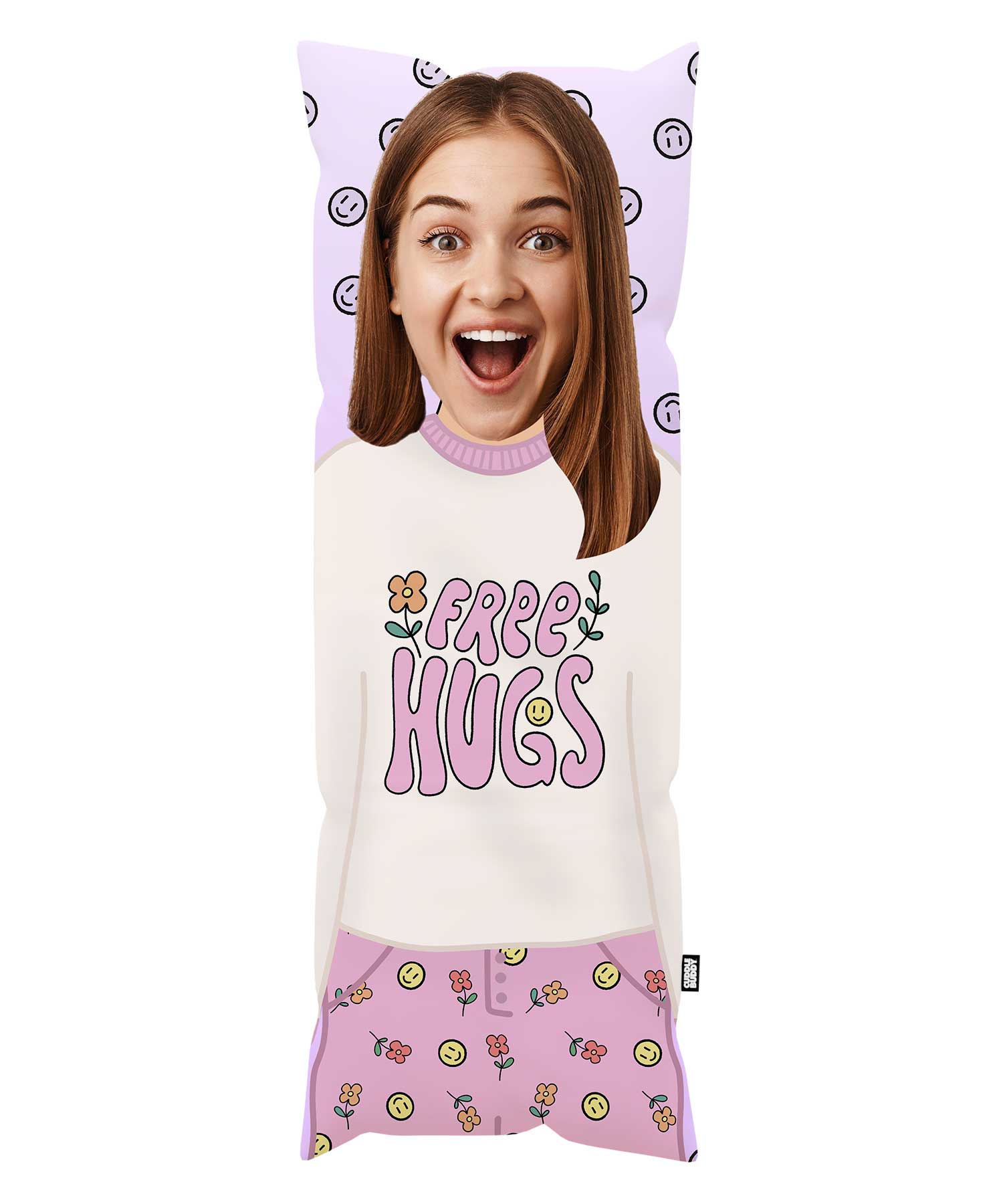 Free Hugs Cuddle Buddy - Custom Body Pillow