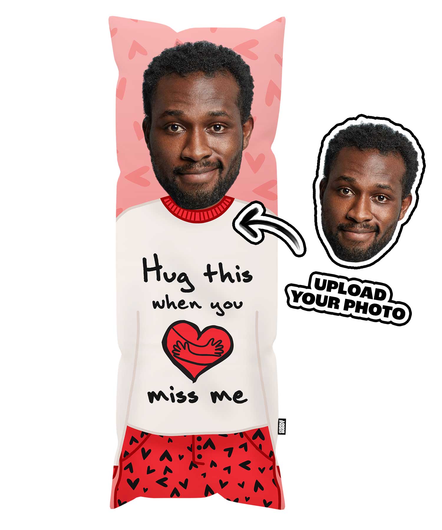 Hug This When You Miss Me Custom Body Pillow