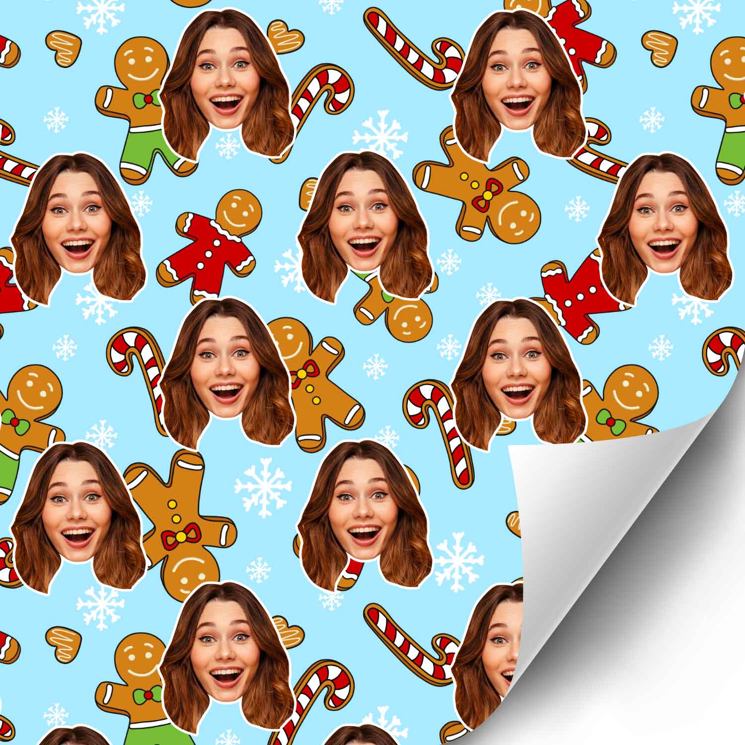 Christmas Gingerbread Wrapping Paper