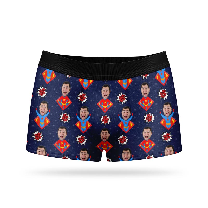 Hero Dad Personalised Boxers