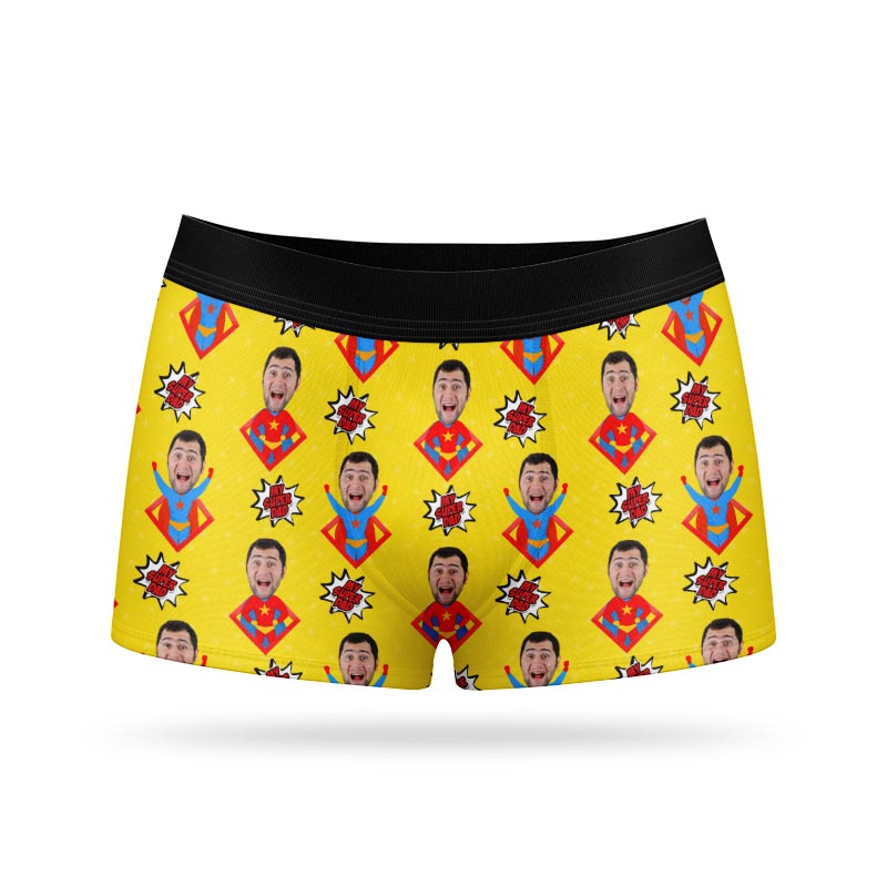 Hero Dad Personalised Boxers