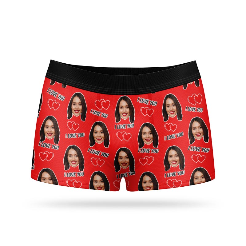 Personalised boxer shorts gift for husband - happy 50th birthday