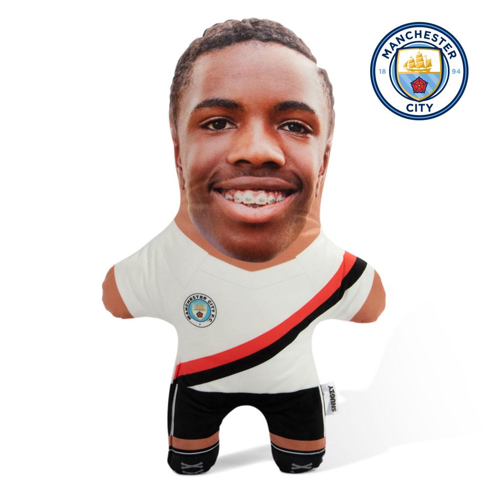 Man City 1978 Away Face Pillow Doll