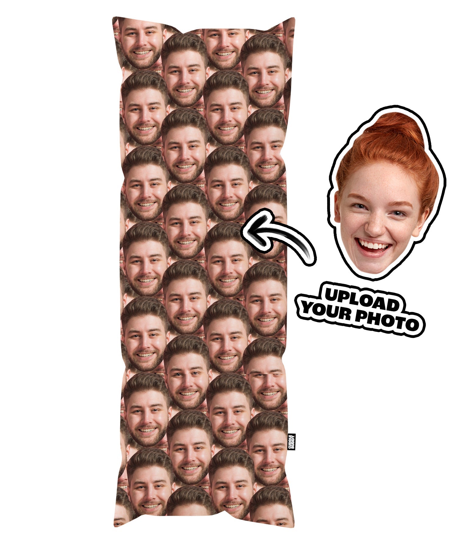 Face Mash Custom Body Pillow