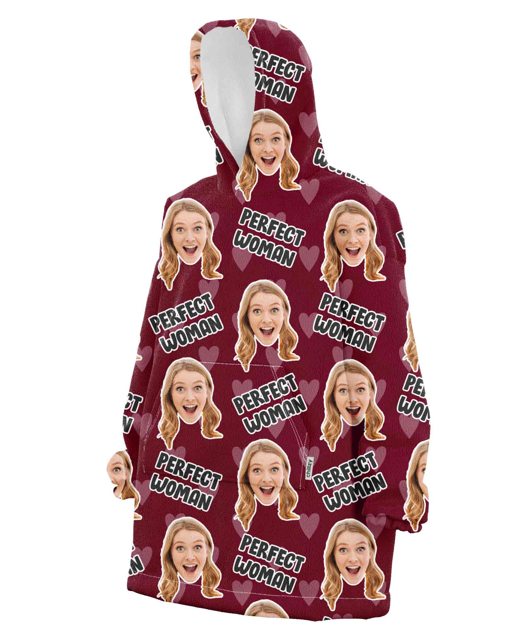 Perfect Woman Custom Hoodie Blanket