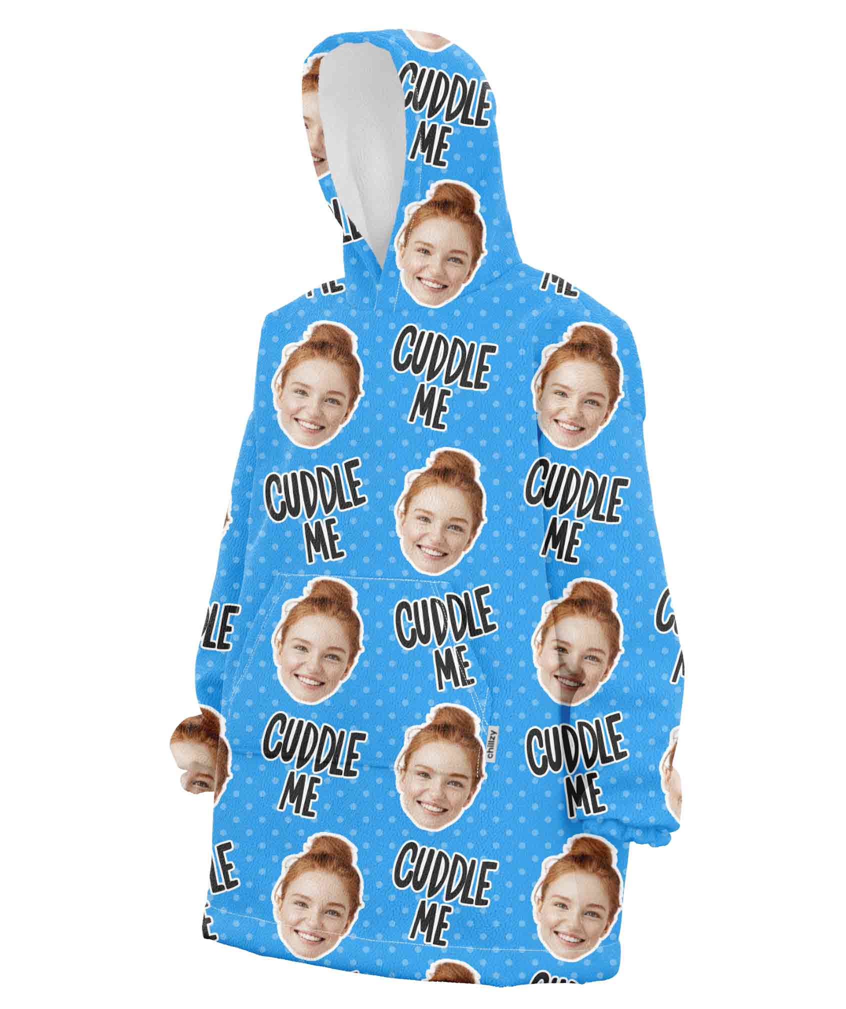 Cuddle Me Custom Hoodie Blanket