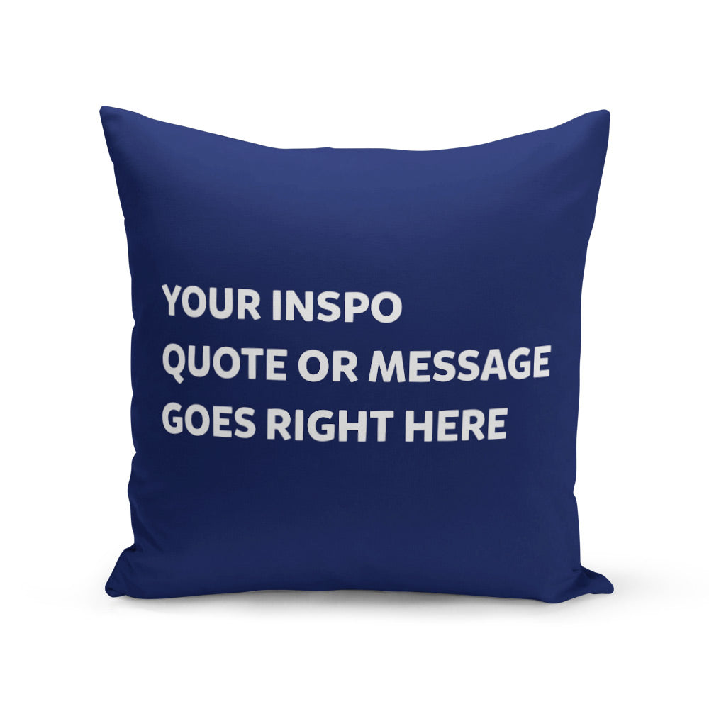 Custom quote outlet pillow