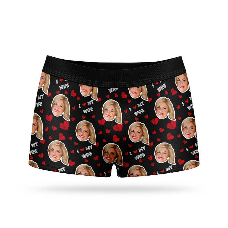 Boxer shorts with hot sale my face