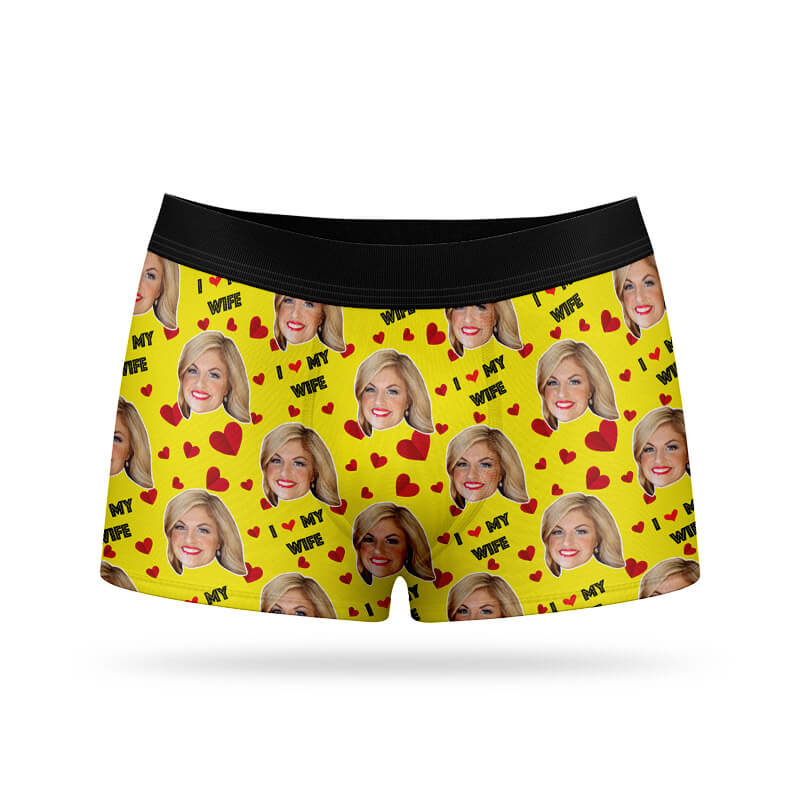 Face Boxers, Sweetheart Face Boxer Shorts, Mens Photo Boxers, Girlfriend  Face Photo Mens Boxers, Funny Face Boxers, Selfie Boxers, Fun Gifts 