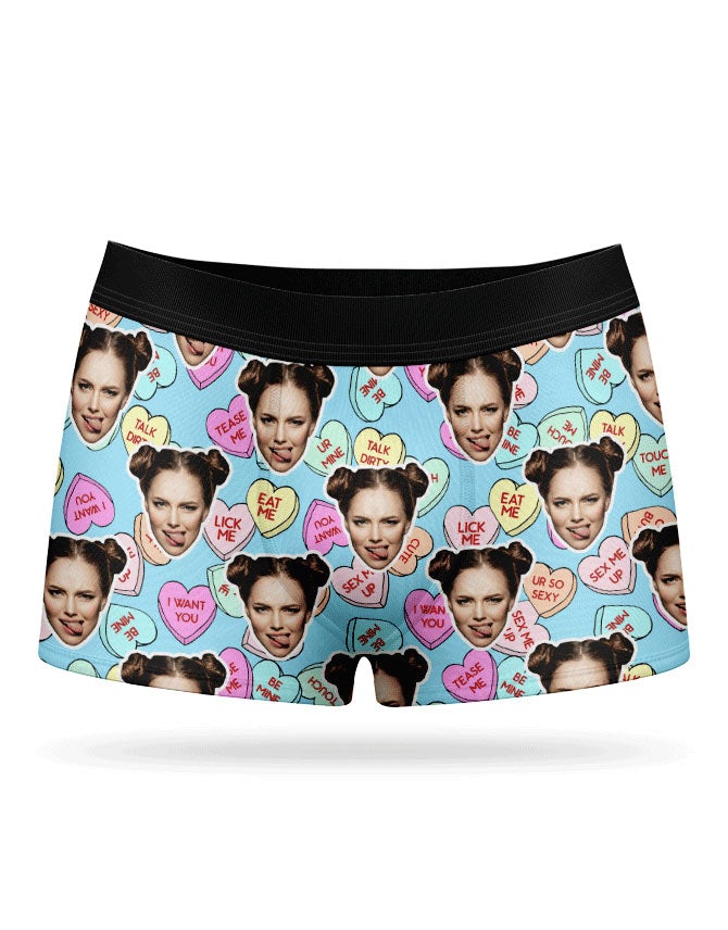 Boxer shorts with on sale hearts on them