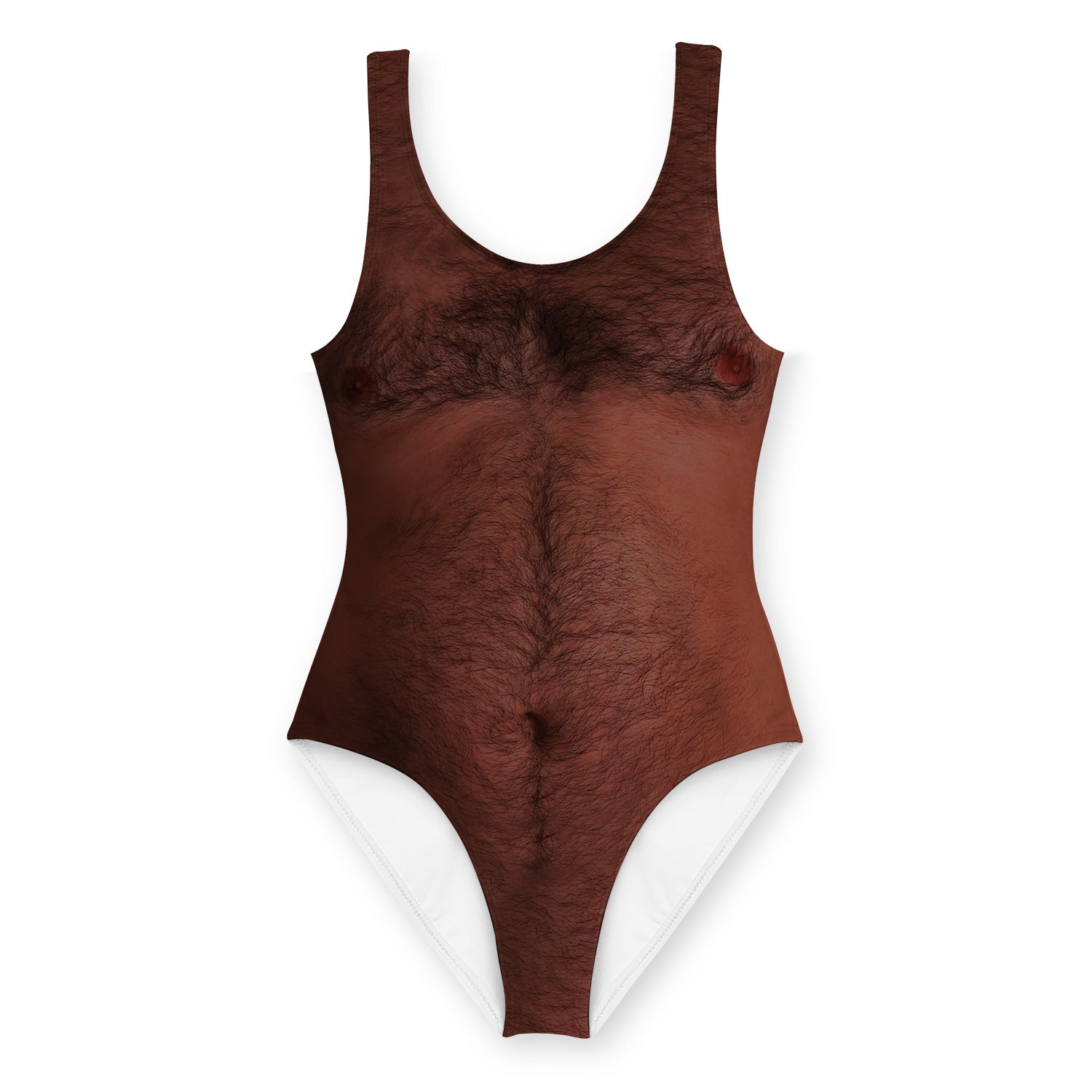 Hairy man swimming costume online