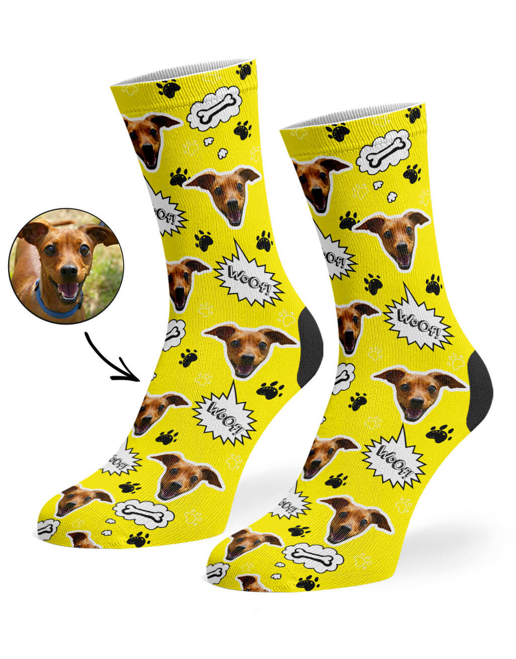 Get your pets face on clearance socks