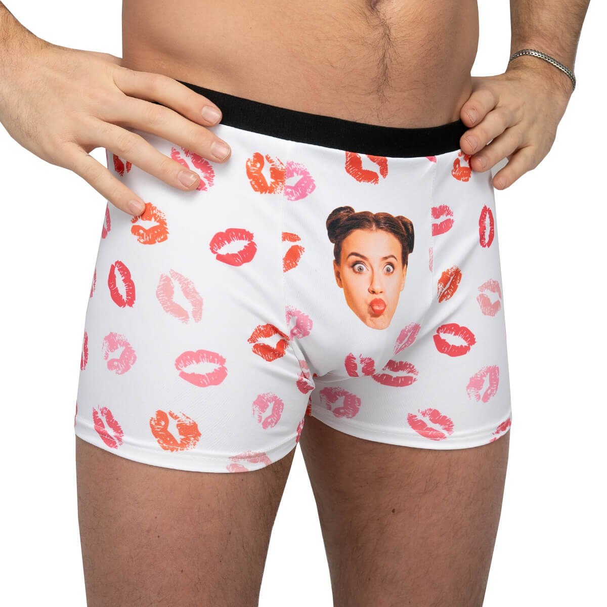 Kiss Face Boxers Personalised Boxers