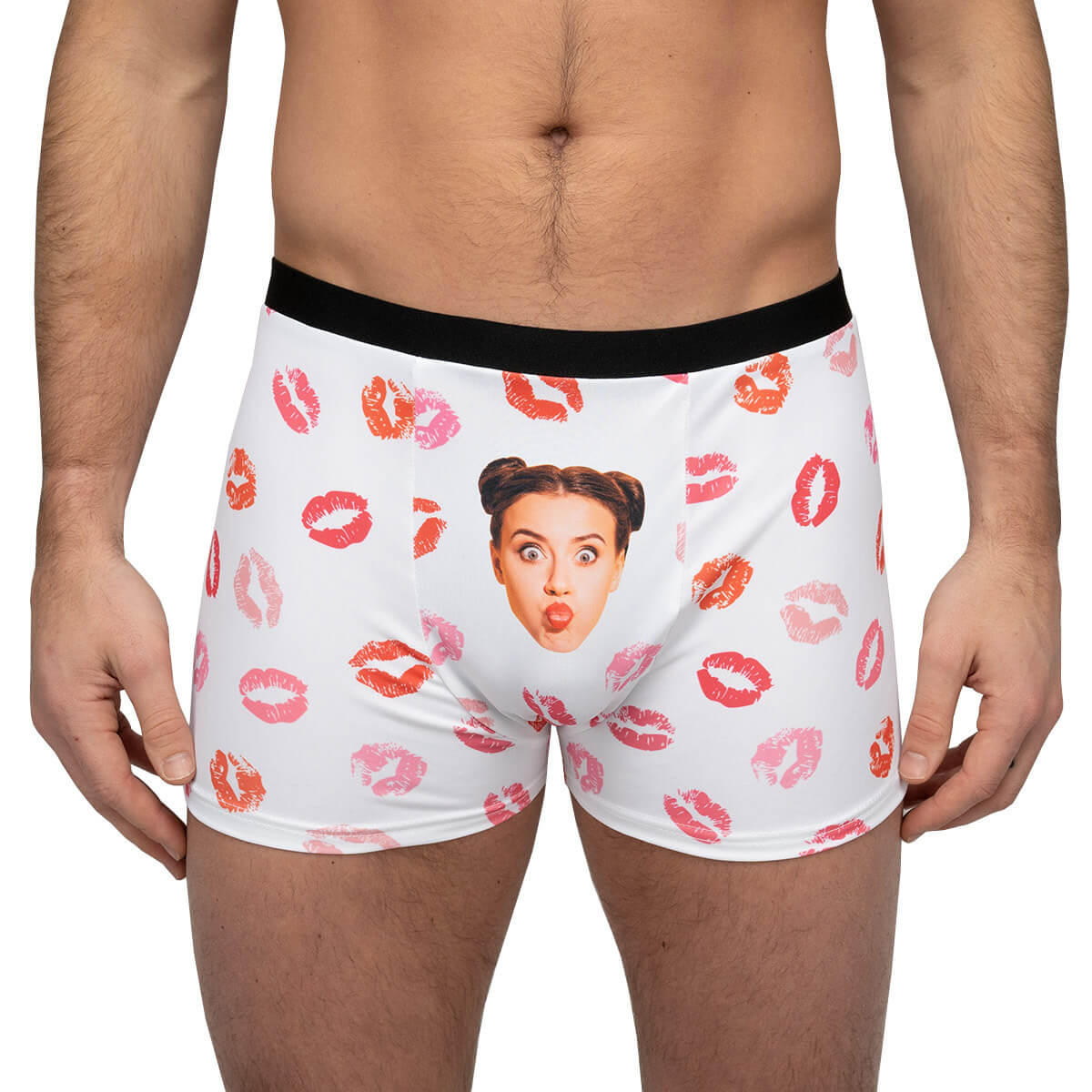 Personalised Boxers for Men Face on Boxers Custom Face Boxers Gift for Him  - MakePhotoPuzzleUK