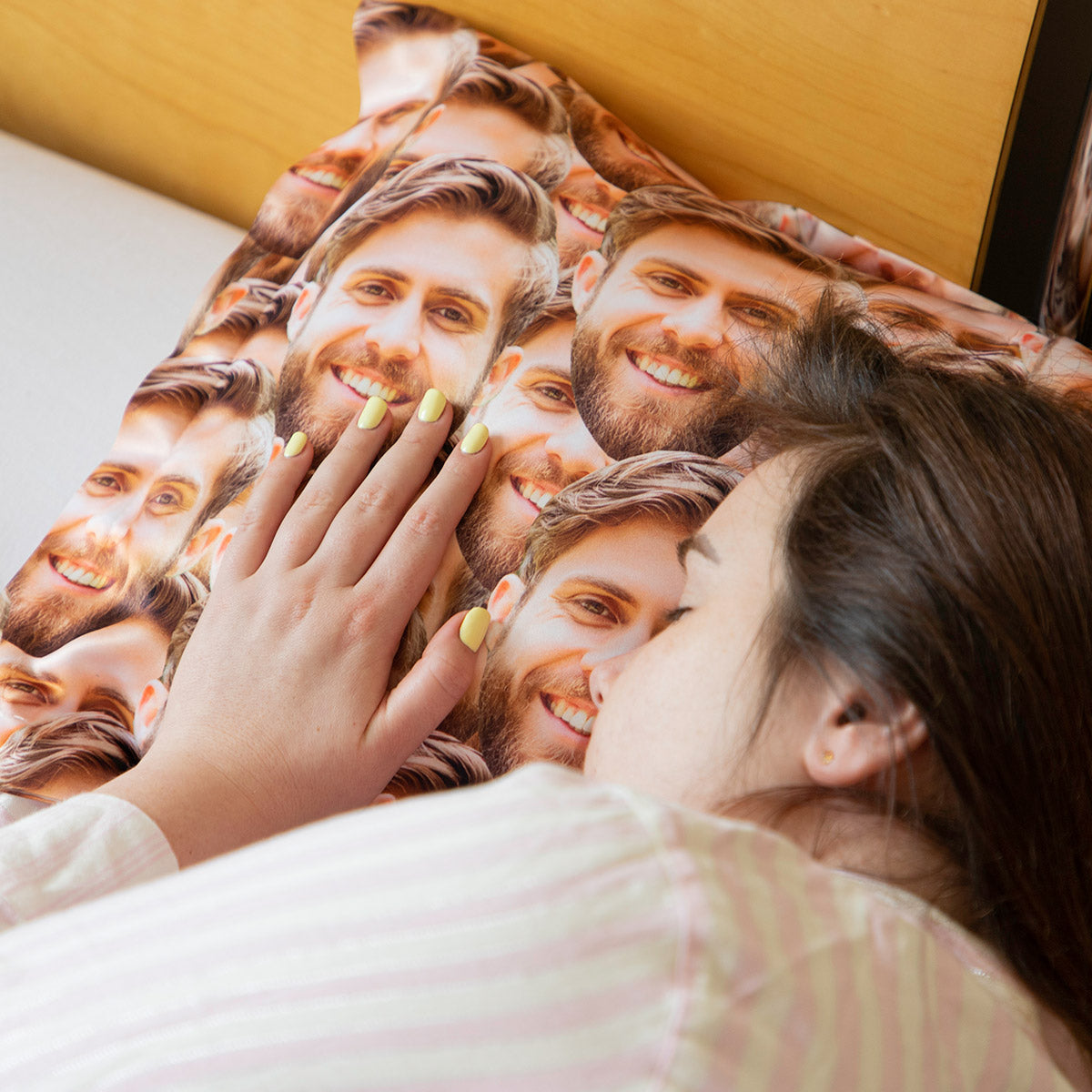 Pillowcase with face on it best sale